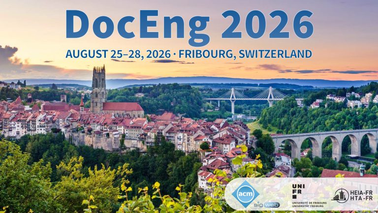 ACM Symposium on Document Engineering (DocEng) 2026