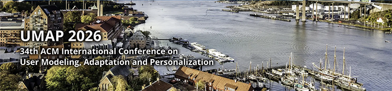 ACM Conference on User Modeling, Adaptation and Personalization (UMAP) 2026