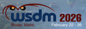 ACM International Conference on Web Search and Data Mining (WSDM) 2026