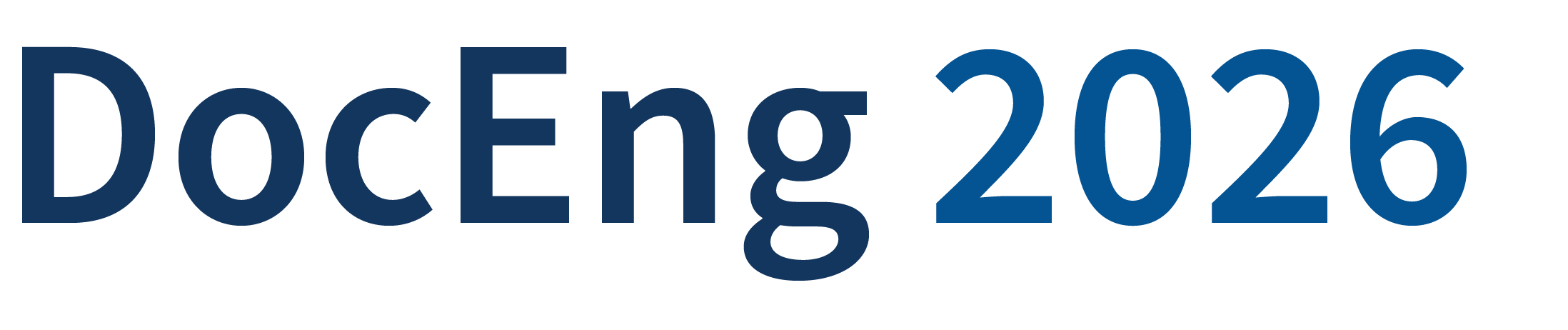 ACM Symposium on Document Engineering (DocEng) 2026